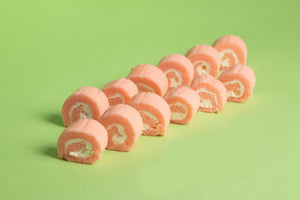 Mini Lychee Chiffon Roll Cake